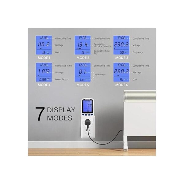 VIVOSUN Monitor de uso de electricidad medidor de voltaje