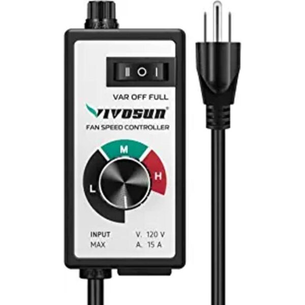 VIVOSUN Controlador de velocidad de ventilador variable_1