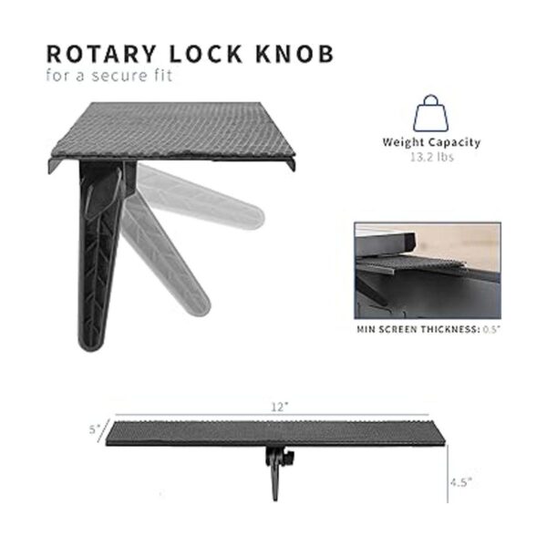 VIVO Soporte de montaje en estante superior para TV y_6