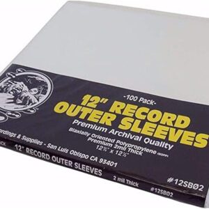 100 Mangas exteriores de 12 LP Record de alta calidad_1