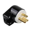 2 piezas Conector de CA ajustable de ángulo recto Nema