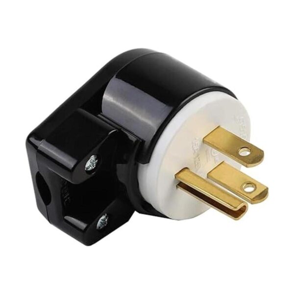 2 piezas Conector de CA ajustable de ángulo recto Nema