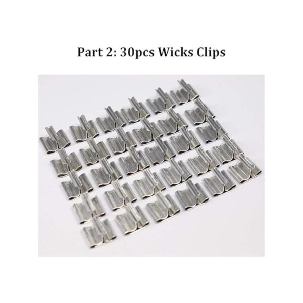 2 capas 30 unidades Lenisc velas de madera con base de