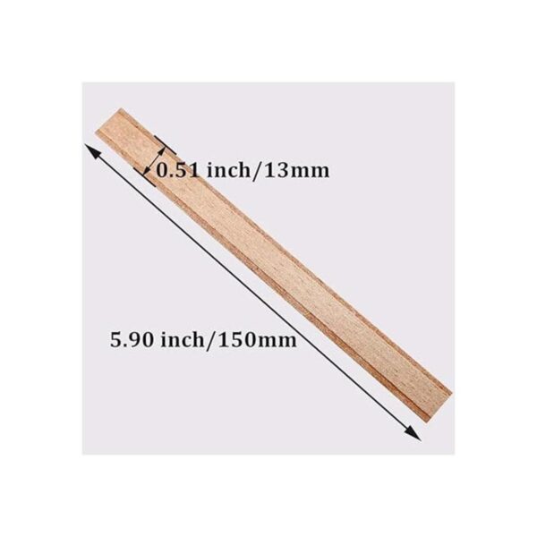 2 capas 30 unidades Lenisc velas de madera con base de
