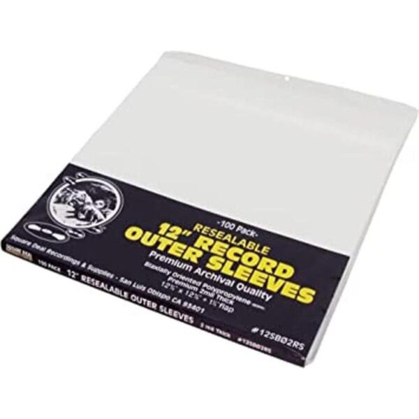 100 mangas exteriores de registro resellable de 12.0_1