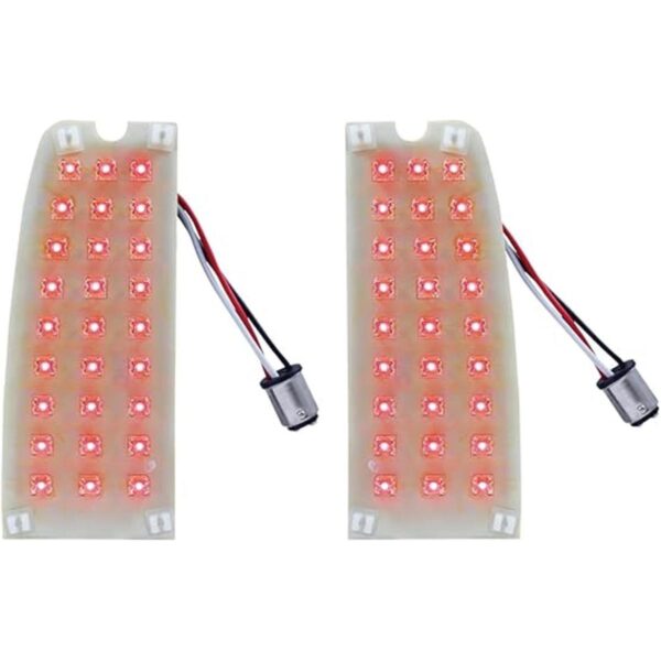 2 insertos 1967 1972 Ford Truck LED rojo Stop Turn_1