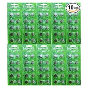 100 nuevo AG7 395 LR927 SR927 pilas de reloj por LOOPACELL_1