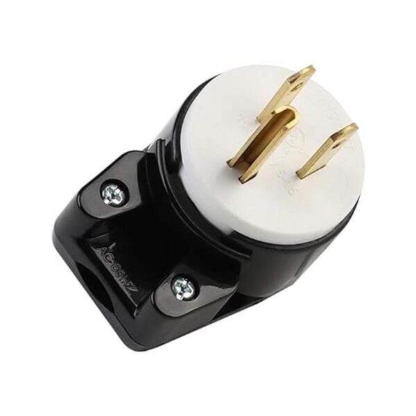2 piezas Conector de CA ajustable de ángulo recto Nema