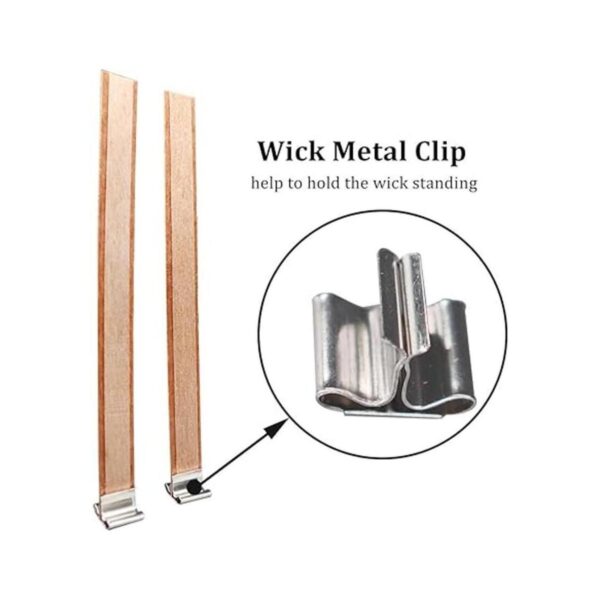 2 capas 30 unidades Lenisc velas de madera con base de