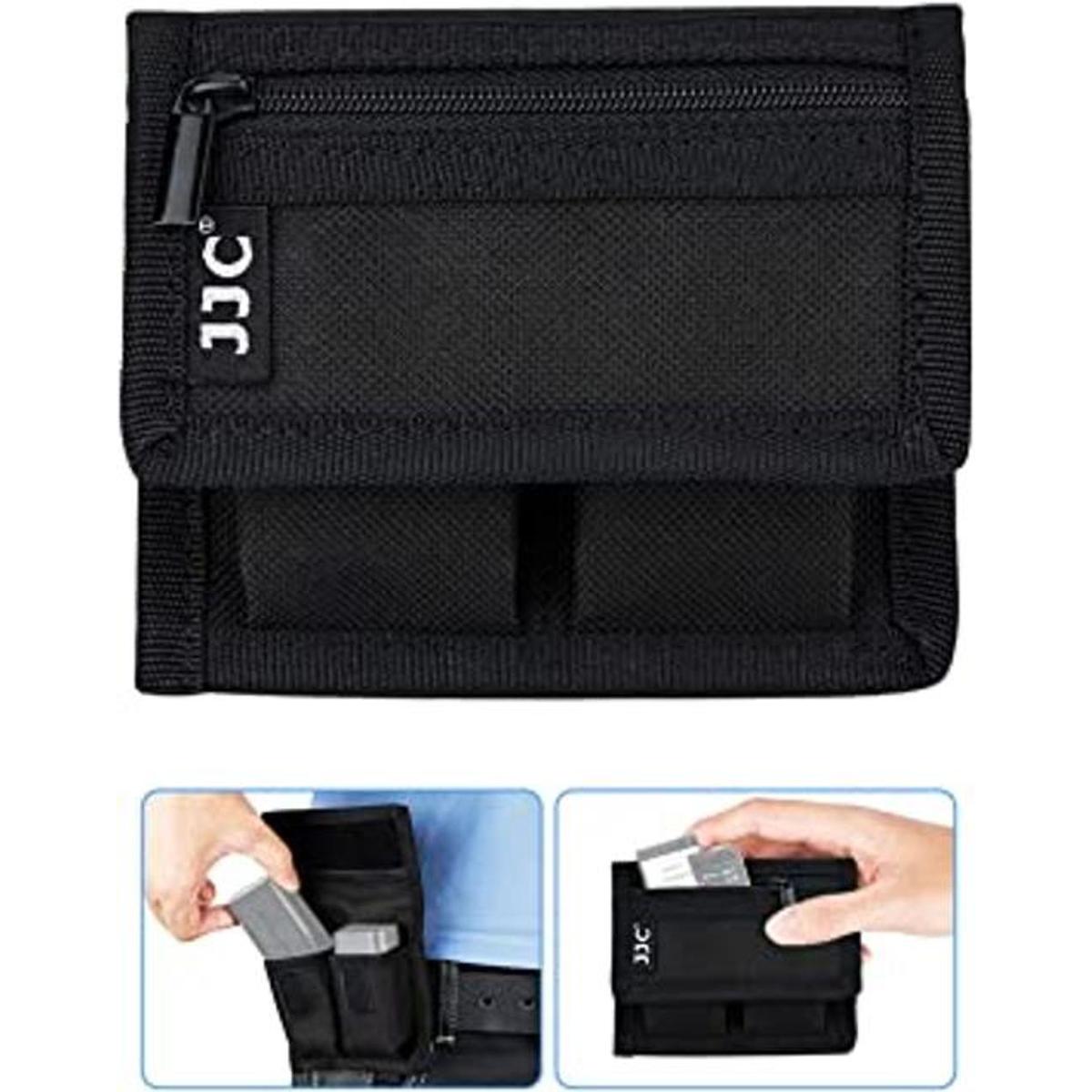 3 Pockets DSLR Battery and Memory Card Holder