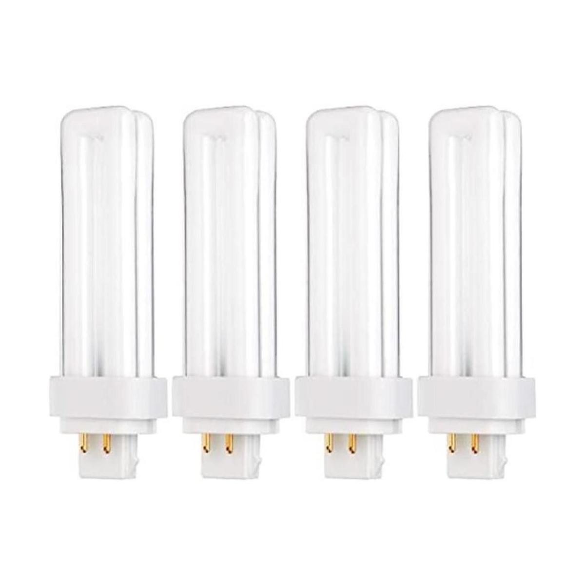 4 unidades tubo doble de 13 Watts G24Q1 4 pines Base