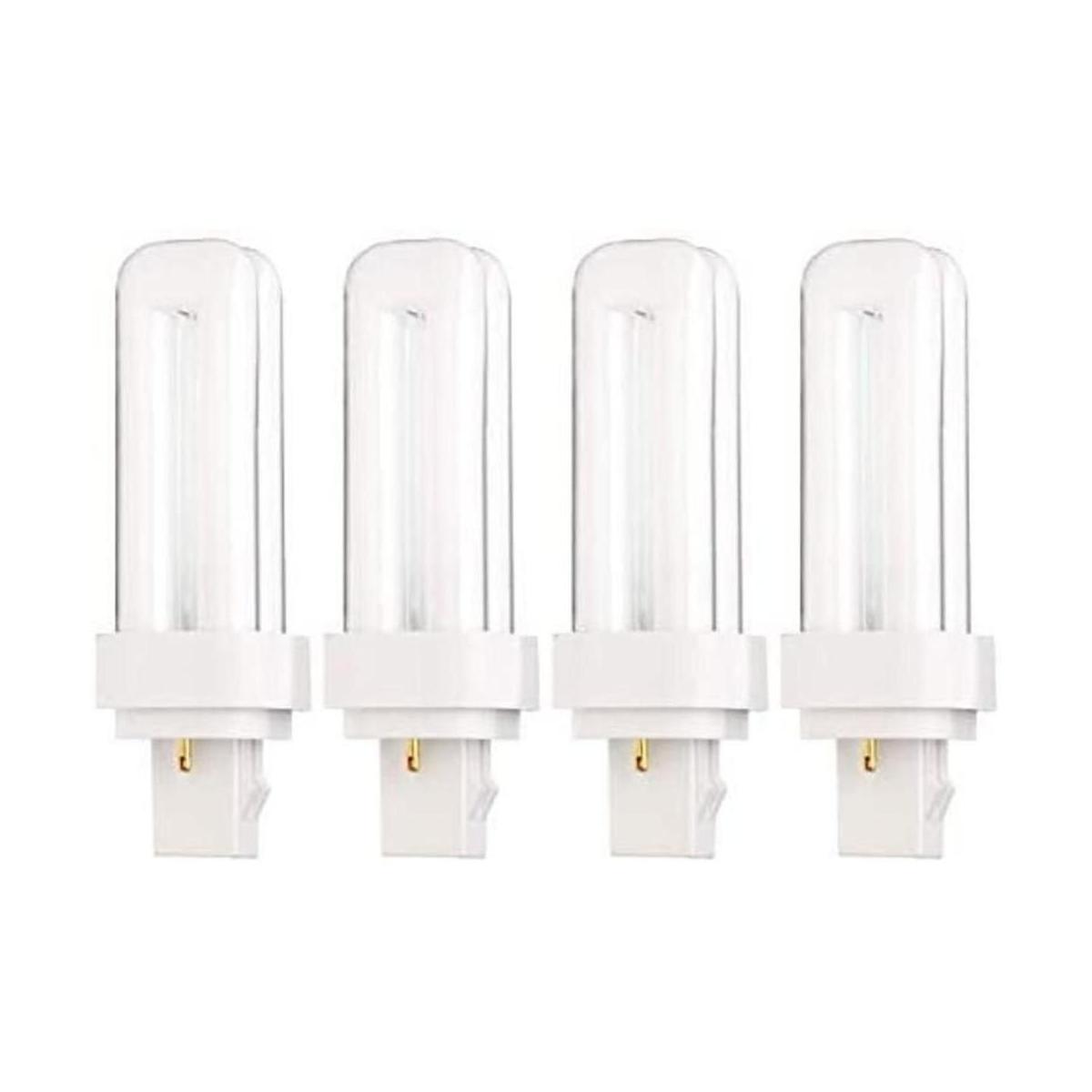 4 unidades de 13 vatios doble tubo de 2 pines GX232