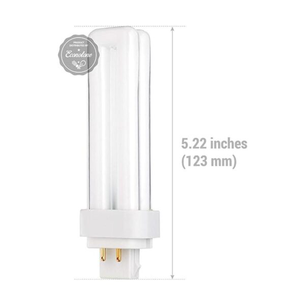 4 unidades tubo doble de 13 Watts G24Q1 4 pines Base_4