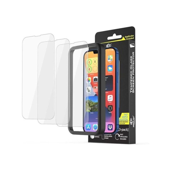 Paquete de 3 Vidrio templado 9H para iPhone 13 mini_1