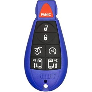 1 llave de coche azul sin llave con 7 botones M3N5WY783X_1
