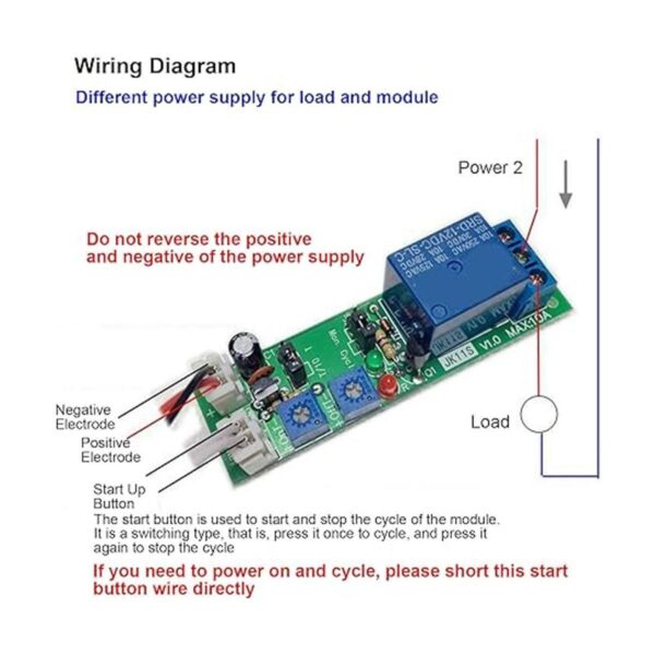 1 unidad de corriente continua de 12 V24 V de tiempo de