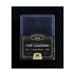 1 x 25 ct CBG 60 Pt cartón oro PRO Toploaders mantiene_1