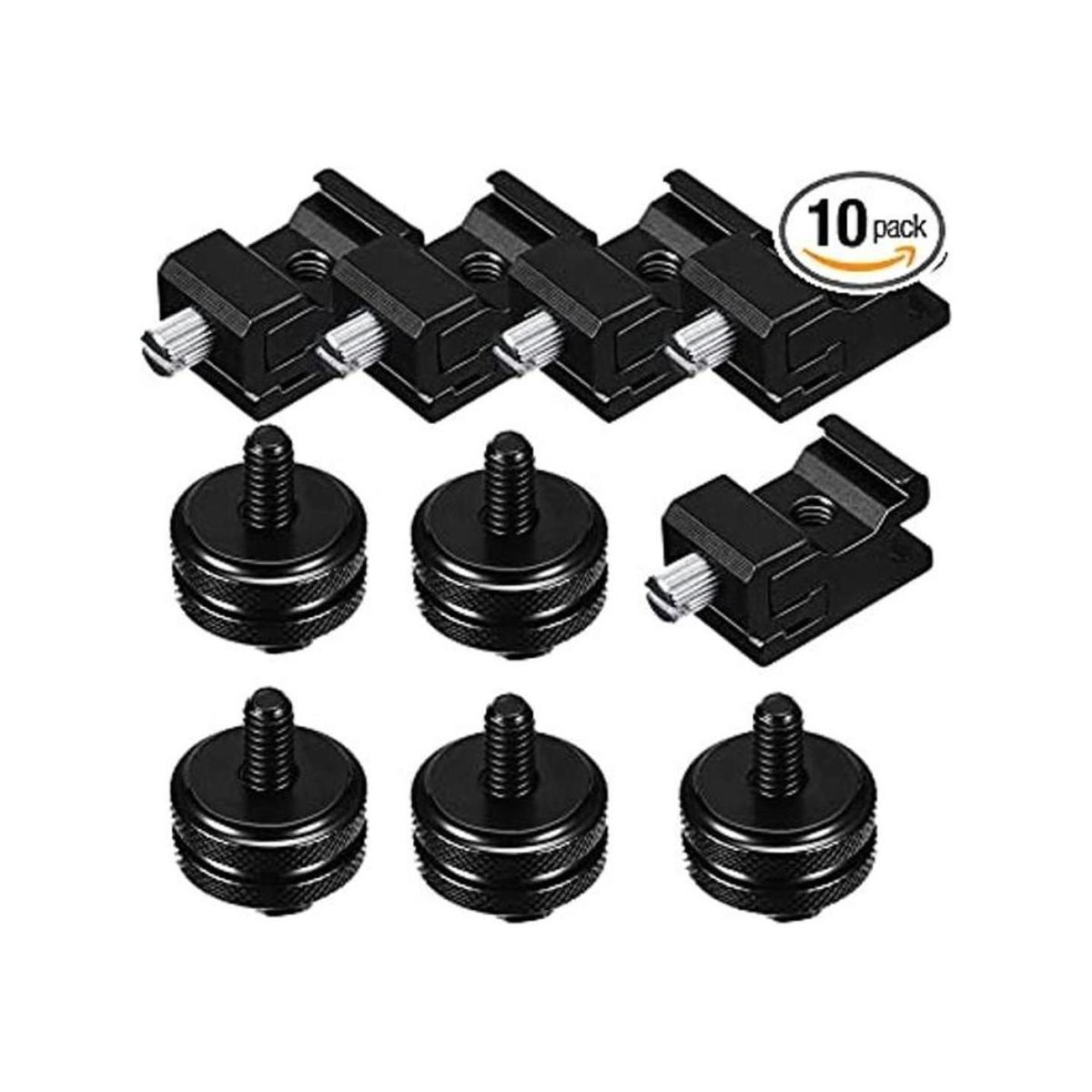 14 Inch Cold Shoe Mount Adapter and Hot Shoe Flash Stand