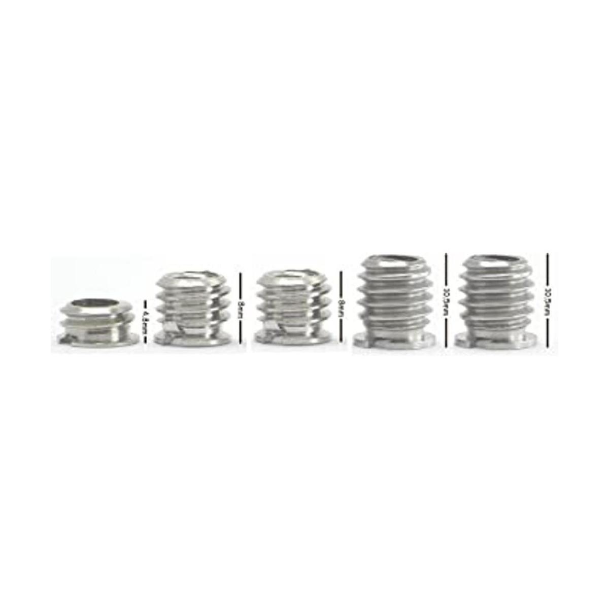 14 a 38 Tornillo 5 Pack 3 diferentes longitudes