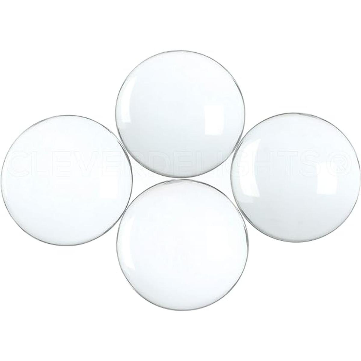 10 Pack cleverdelights 50 mm Cabochons de vidrio