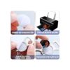 10 Piezas Sublimación en Blanco Llaveros Sublimación Metal