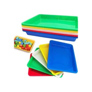 10 bandejas de plástico para arte bandeja organizadora de