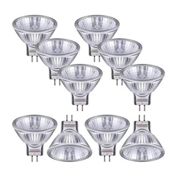 10 bombillas halógenas MR11 de 12 V FTD base bipin GU4