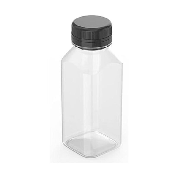 10 botellas de jugo de plástico de 8 onzas recipientes
