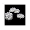10 botones de diamantes de imitación de perlas botones de