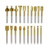 10 brocas de grabado de carburo HSS y 10 brocas de