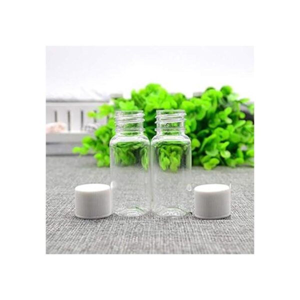 10 botellas de plástico transparente de 30 ml vacías_4