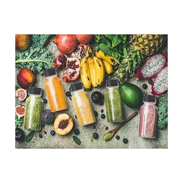 10 botellas de jugo de plástico de 8 onzas recipientes
