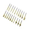 10 brocas de grabado de carburo HSS y 10 brocas de