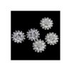 10 botones de diamantes de imitación de perlas botones de