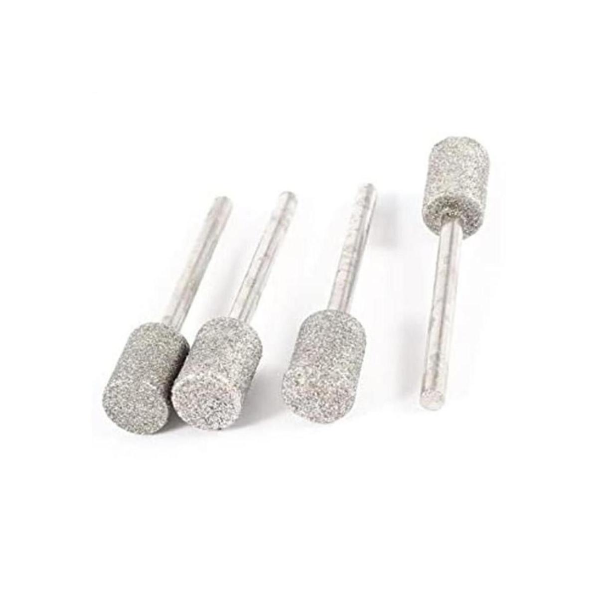 10 brocas con cabezal cilíndrico diamantado de 8 mm 3 mm.