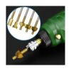10 brocas de grabado de carburo HSS y 10 brocas de