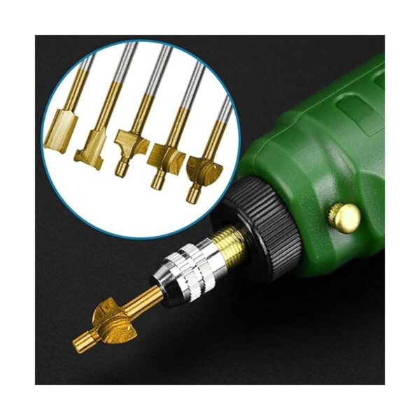 10 brocas de grabado de carburo HSS y 10 brocas de