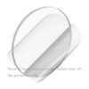 10 hojas acrílicas circulares transparentes 18 pulgadas