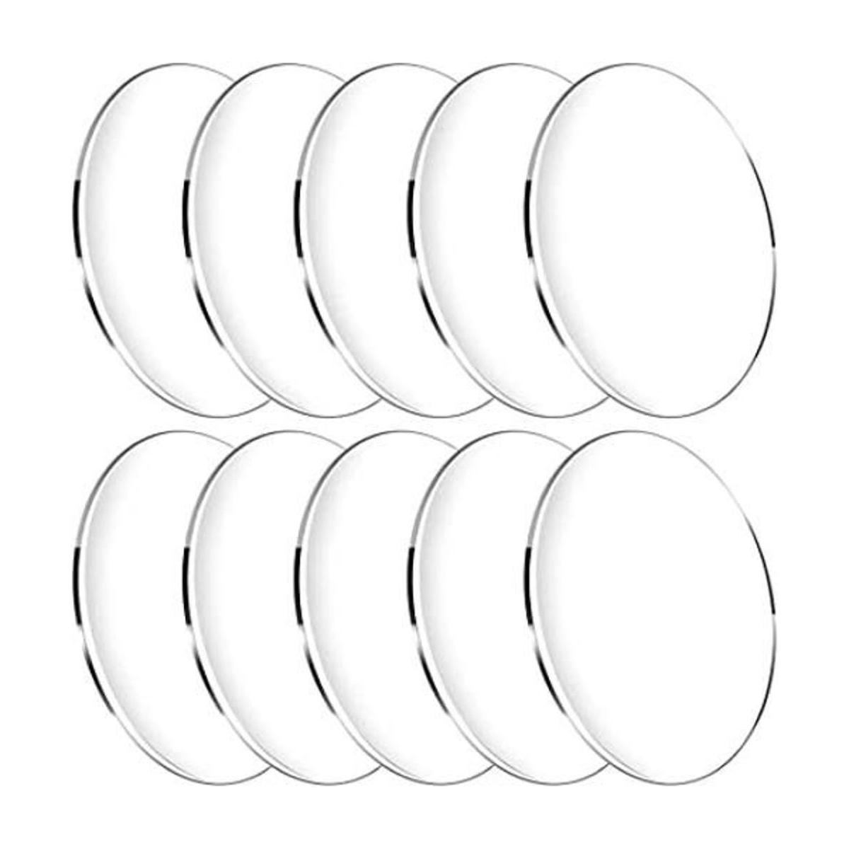 10 hojas de acrílico transparente circular 18 pulgadas