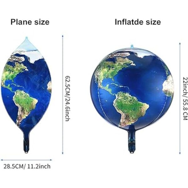 10 globos de globo terráneo de 22 pulgadas esfera de mapa_2