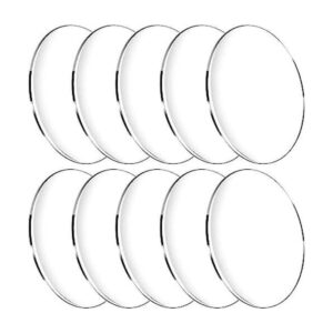 10 hojas acrílicas circulares transparentes 18 pulgadas