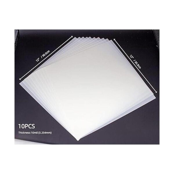 10 hojas de plantillas de Mylar en blanco de 10 mil 12 x_2