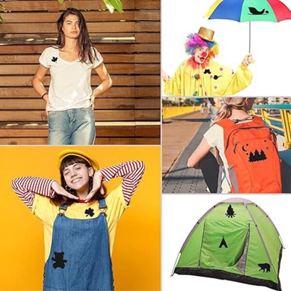 10 hojas de parches de chaqueta de plumón parches de
