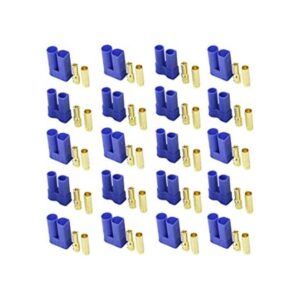 10 juegos EC5 Adaptador de conector de batería chapado en_1