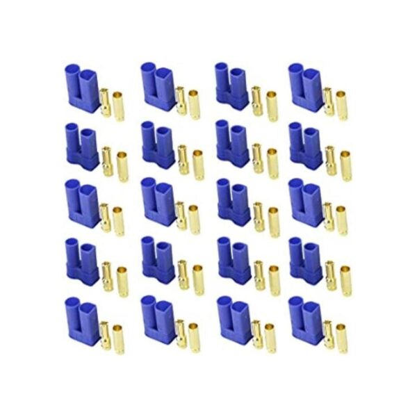 10 juegos EC5 Adaptador de conector de batería chapado en_1