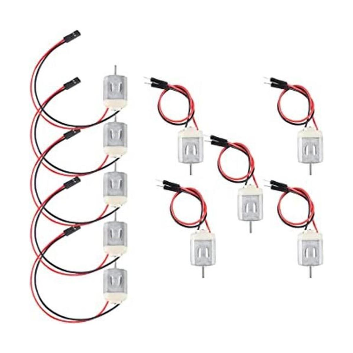 10 motores de CC miniatura de 1.5V6V tipo 130 EK1450 y