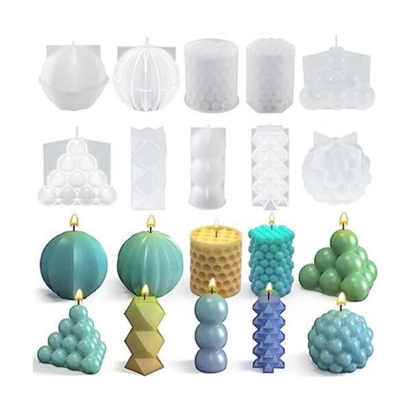 10 moldes geométricos para velas moldes únicos para velas_1