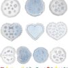 10 moldes de silicona para uñas decoración de uñas_1