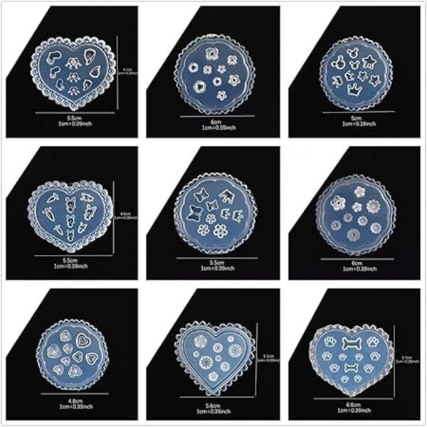 10 moldes de silicona para uñas decoración de uñas_2