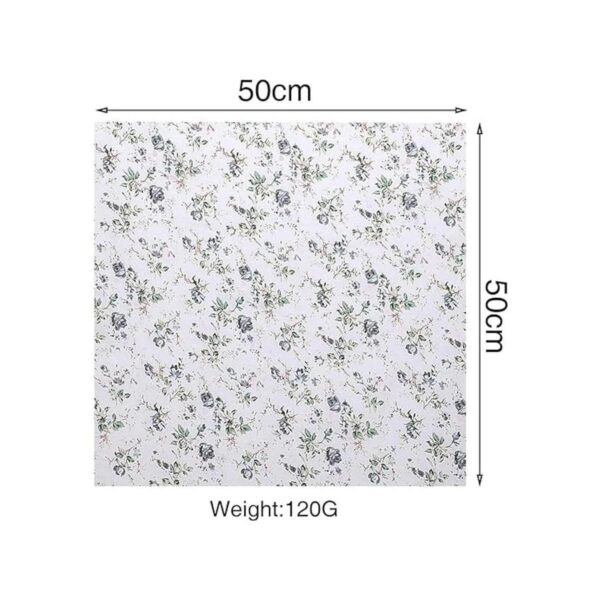 10 piezas de 20 x 20 pulgadas cuadrados de tela floral de